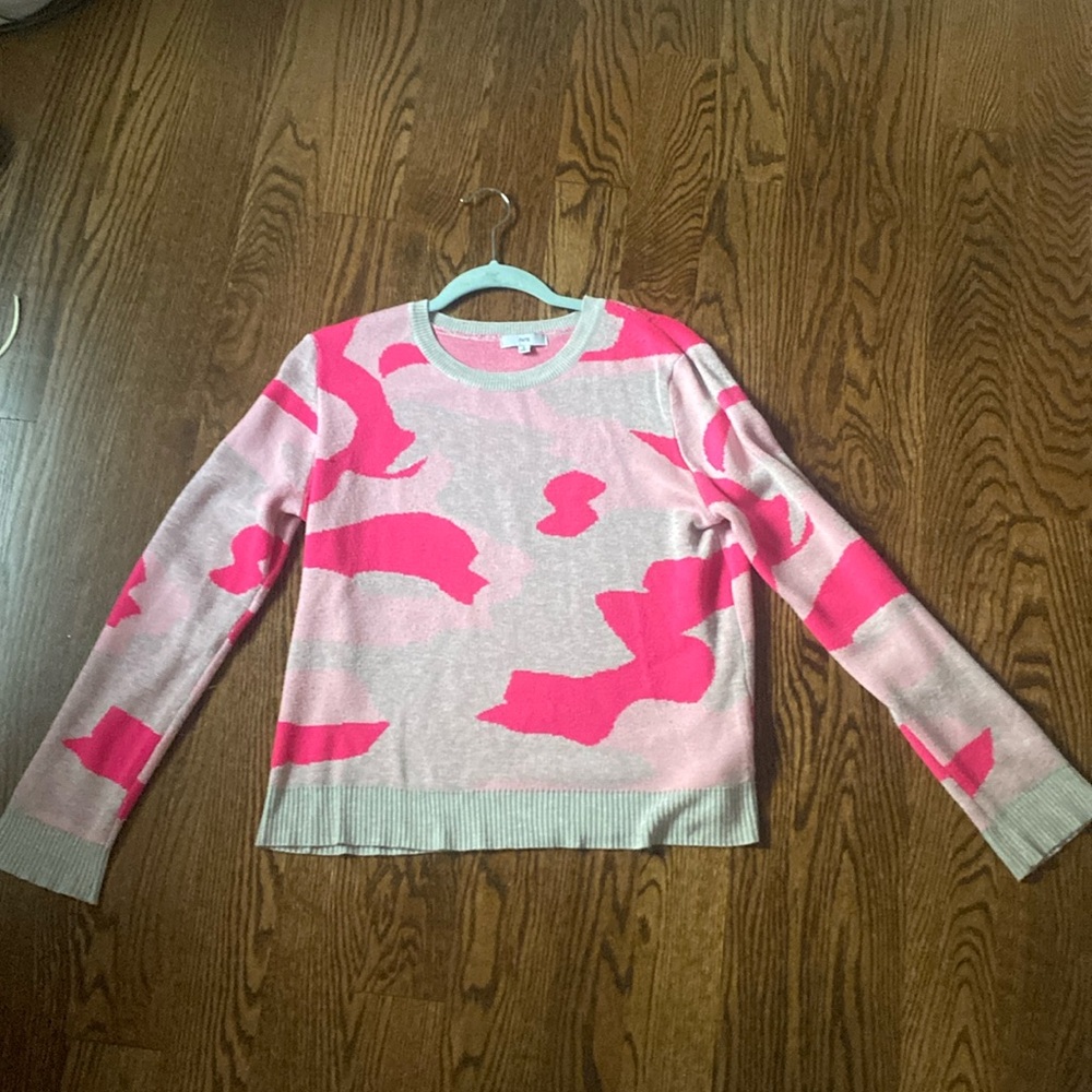 Cute pink camp sweater